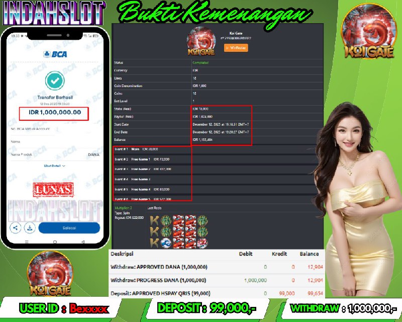 INDAHSLOT KOI GATE Rp.1,000,000